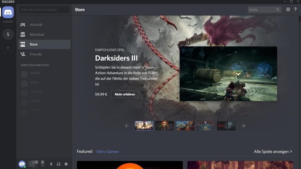 Discord auf Endpunkt warten