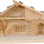Der Krippenstall aus Holz – Herzstück der Weihnachtskrippe Krippenstall aus Holz