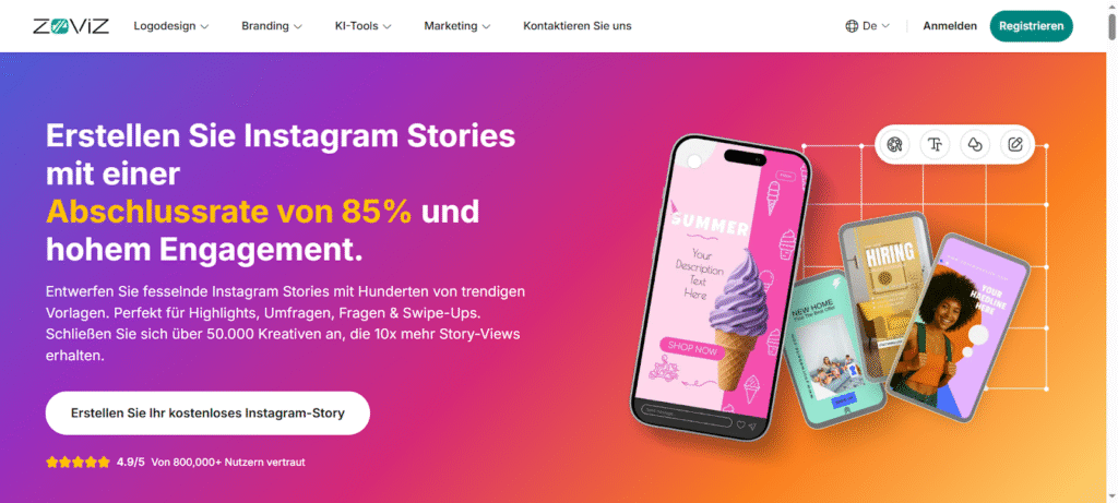 Top 5 kostenlose Instagram-Story-Generatoren 2025: Kreative Inhalte in Sekunden Top 5 kostenlose Instagram-Story-Generatoren 2025: Kreative Inhalte in Sekunden