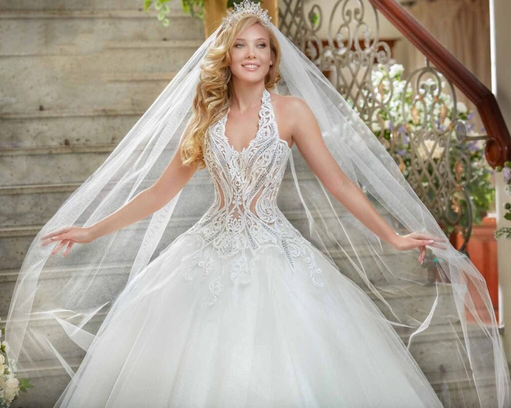 Hochzeitskleid Glitzer