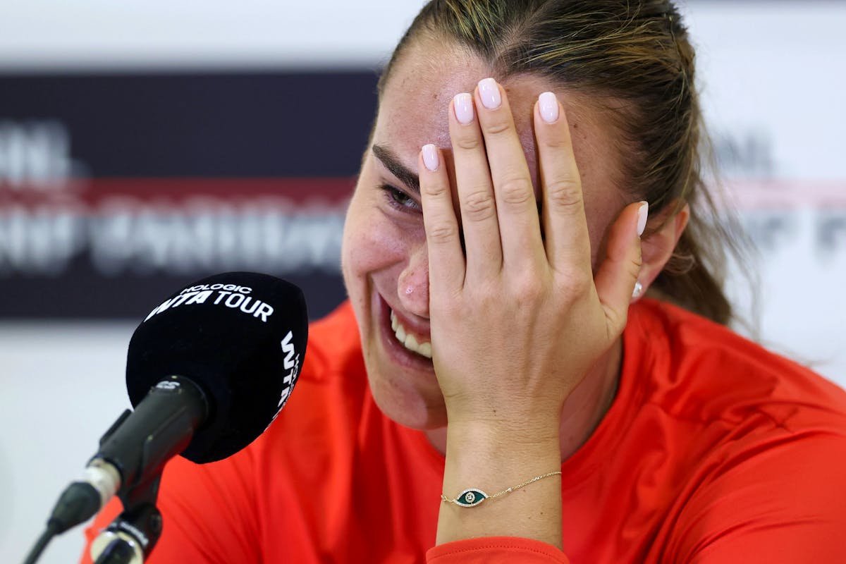 Sabalenka Lippen