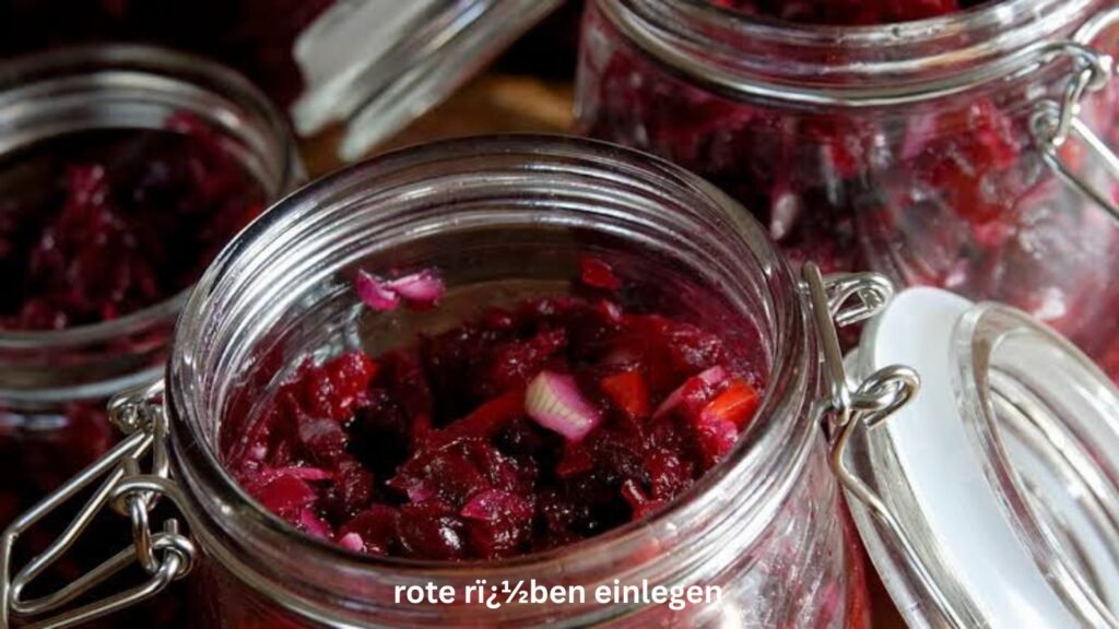 rote Rüben einlegen